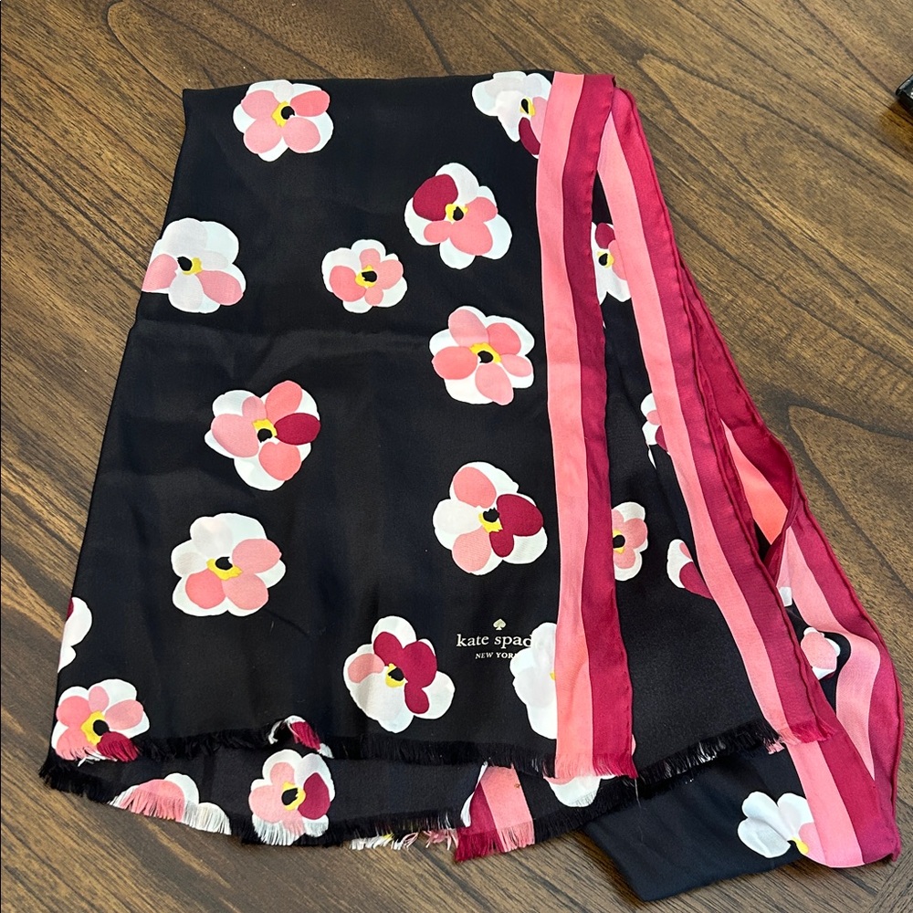Kate spade Dusk Bud Silk Oblong Scarf - Picture 3 of 5